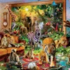 Puzzle 6000 el. Zwierzęta w salonie