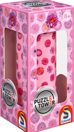 Puzzle - Magnetyczna wieża 3D - Kwiaty