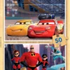 Puzzle 2 x 50 el. Auta / Iniemamocni (drewniane)