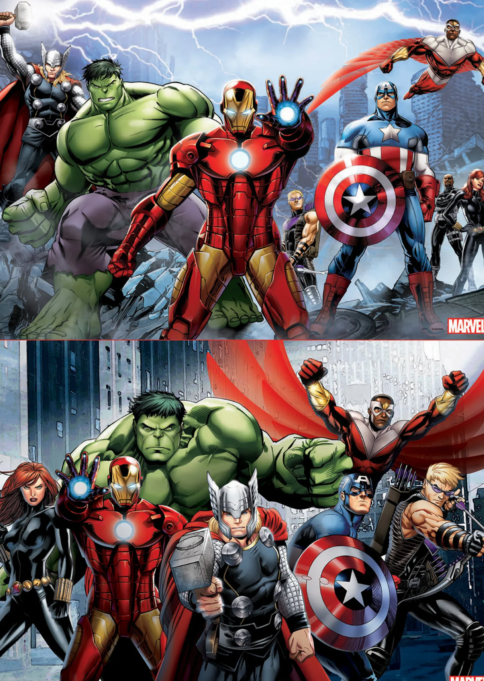 Puzzle 2 x 100 el. Avengers