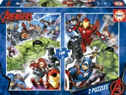 Puzzle 2 x 100 el. Avengers