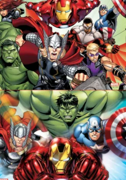 Puzzle 2 x 48 el. Avengers
