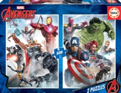 Puzzle 2 x 500 el. Avengers