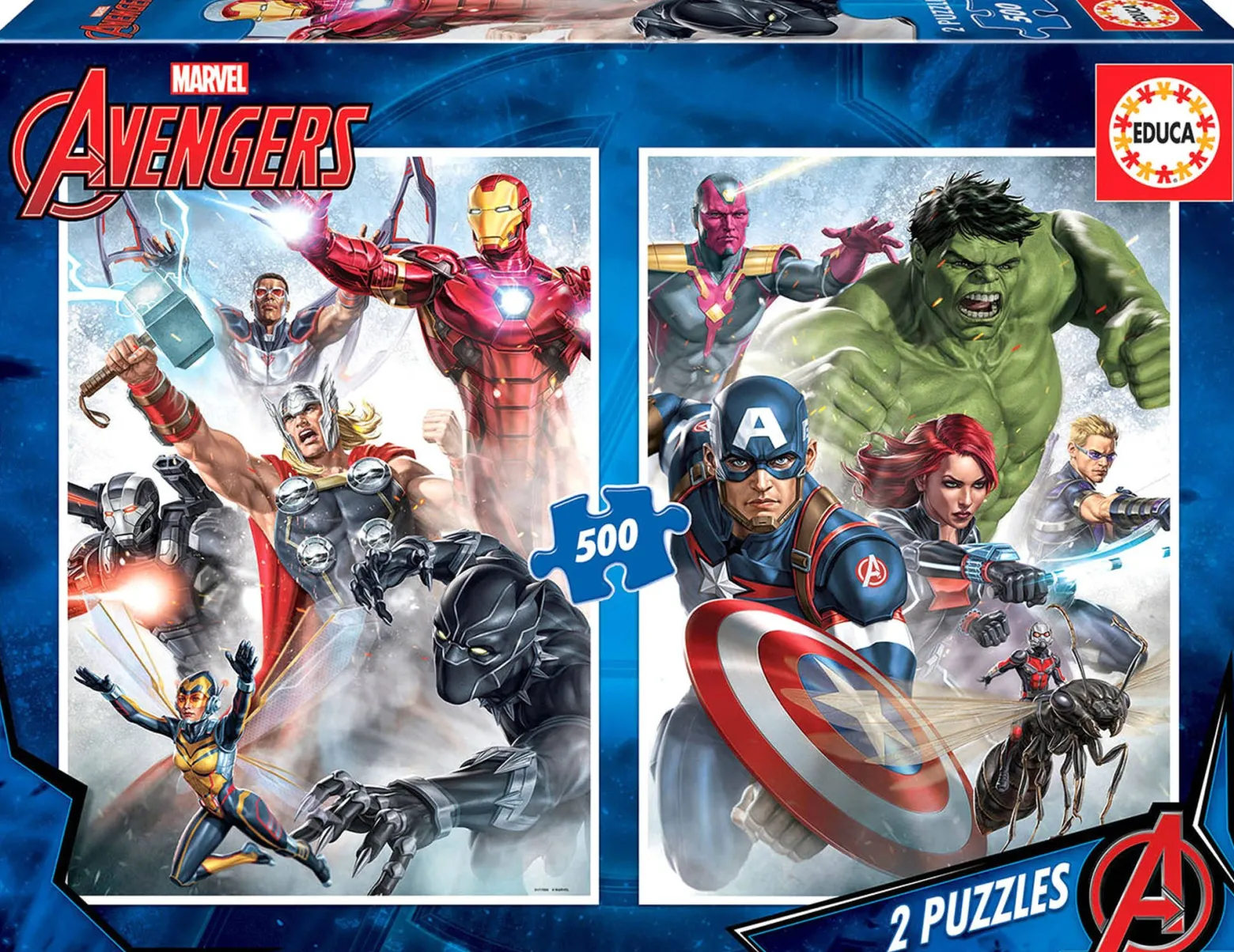 Puzzle 2 x 500 el. Avengers