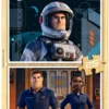 Puzzle 2 x 25 el. Buzz Astral (drewniane)