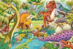 Puzzle 3 x 24 el. Dinozaury
