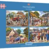 Puzzle 4 x 500 el. Ewakuacja i szczęśliwy powrót