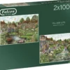 Puzzle 2 x 1000 el. FALCON Życie na wsi