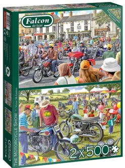 Puzzle 2 x 500 el. FALCON Zlot motocyklowy