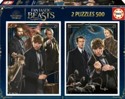 Puzzle 2 x 500 el. Fantastyczne zwierzęta