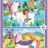 Puzzle 2 x 20 el. Jednorożce i wróżki