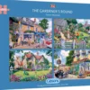 Puzzle 4 x 500 el. Ogrodnik