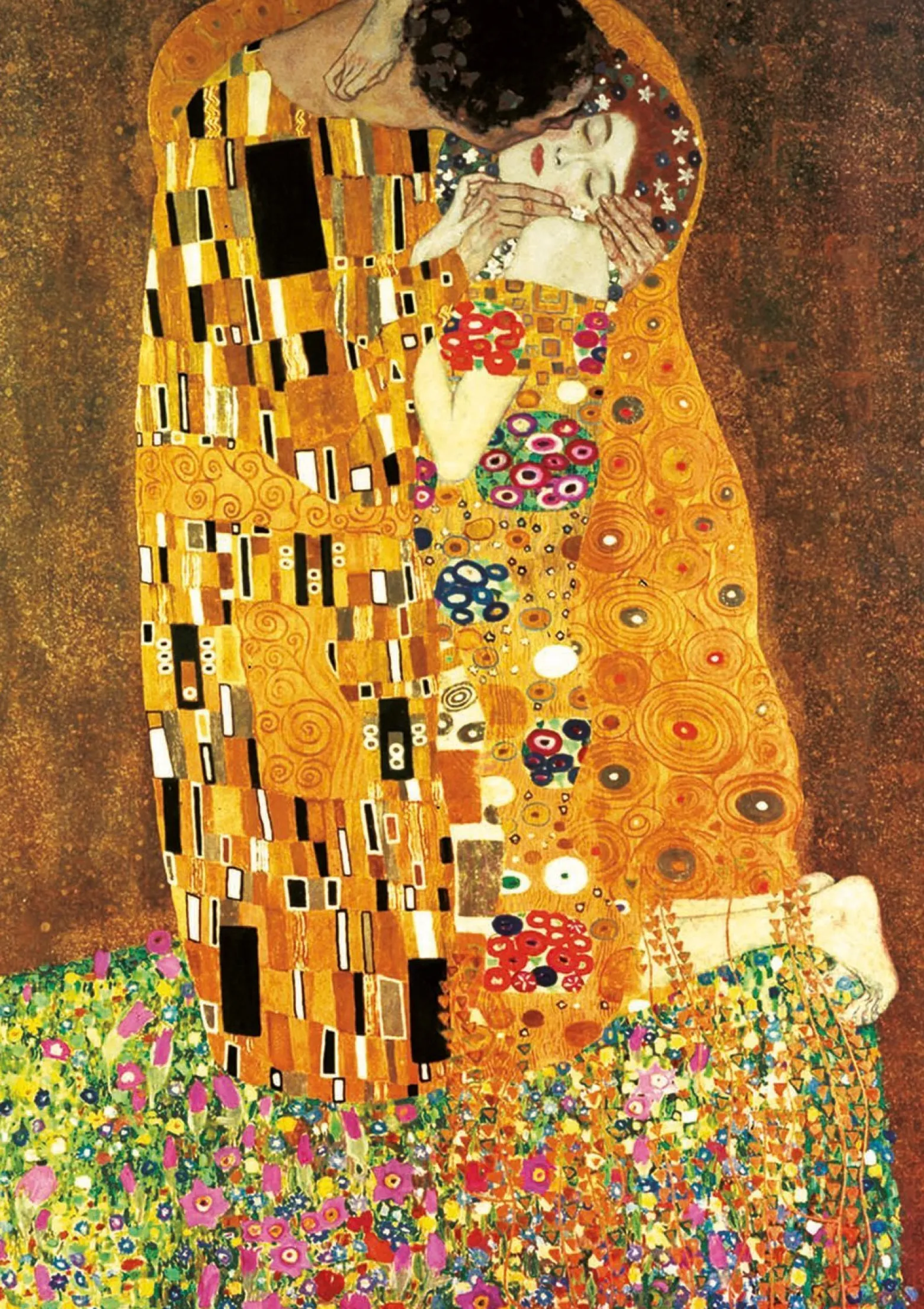 Puzzle 2 x 1000 el. Pocałunek / Dziewica, Gustav Klimt
