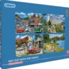 Puzzle 4 x 500 el. Rodzinna wycieczka