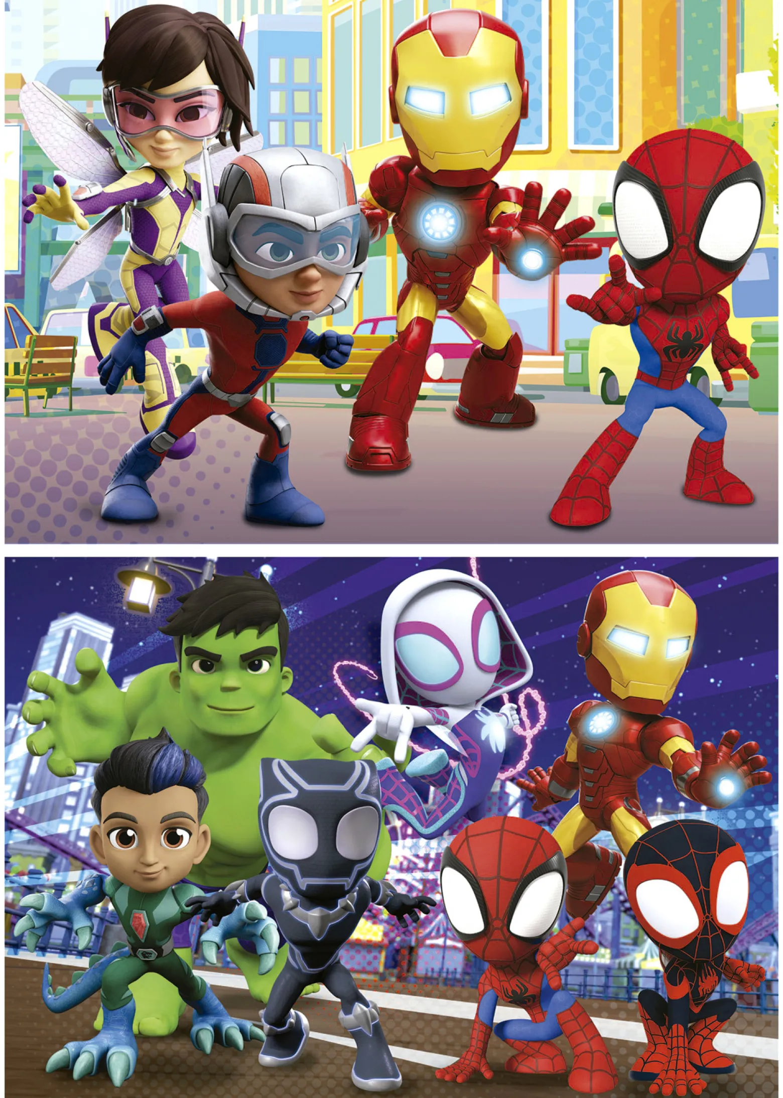 Puzzle 2 x 48 el. Spidey i Super-Kumple