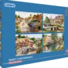 Puzzle 4 x 500 el. Spokojna woda