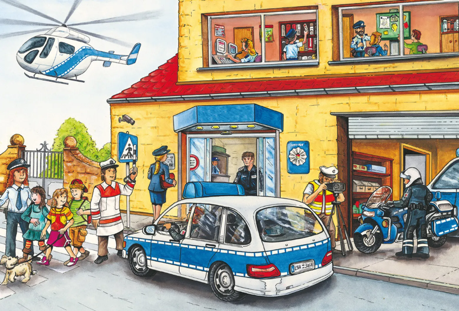 Puzzle 3 x 24 el. Służby ratownicze