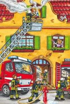 Puzzle 3 x 24 el. Służby ratownicze