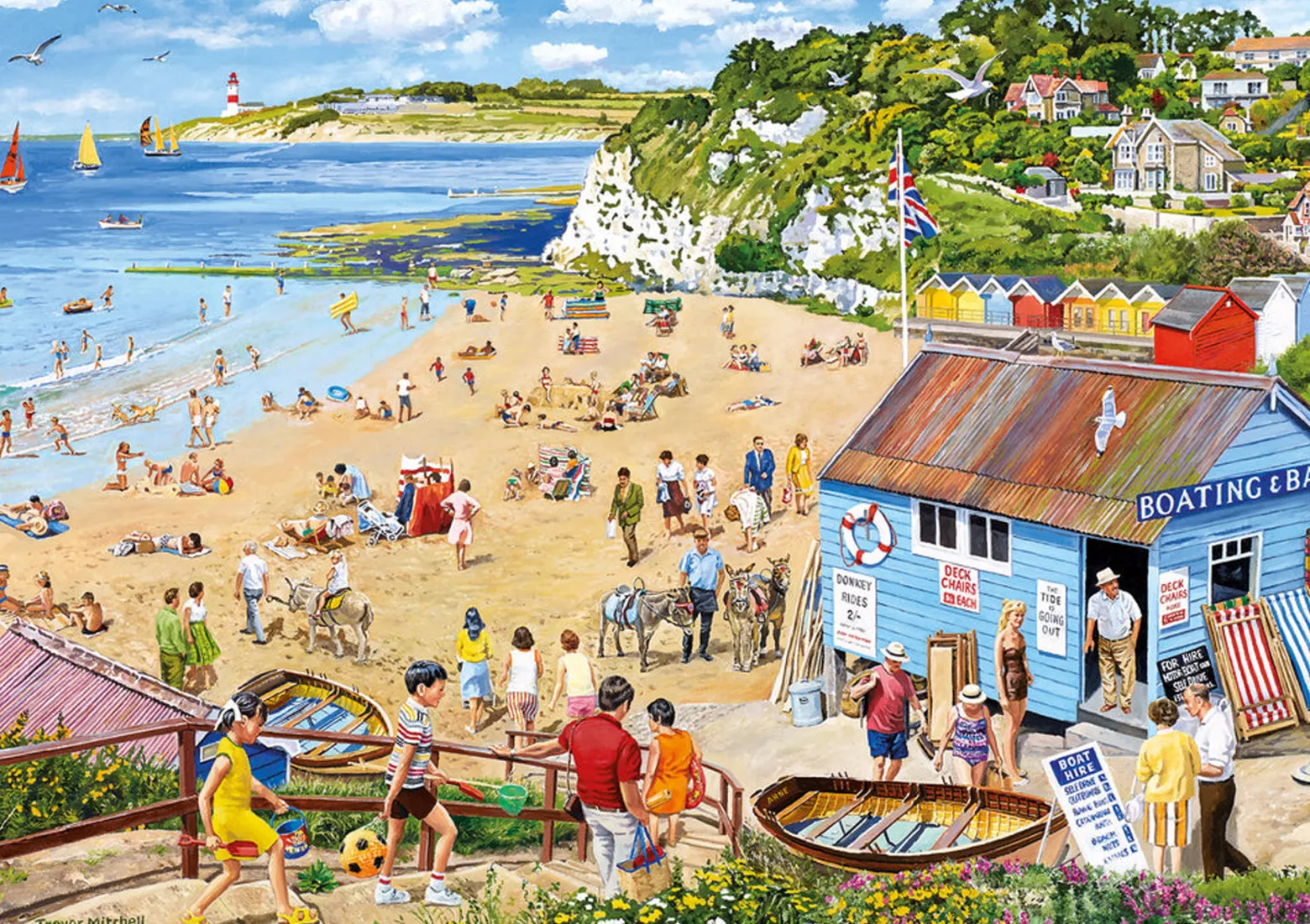 Puzzle 4 x 500 el. Szkoda, że Cię tu nie ma