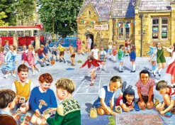 Puzzle 4 x 500 el. Szkolne dni