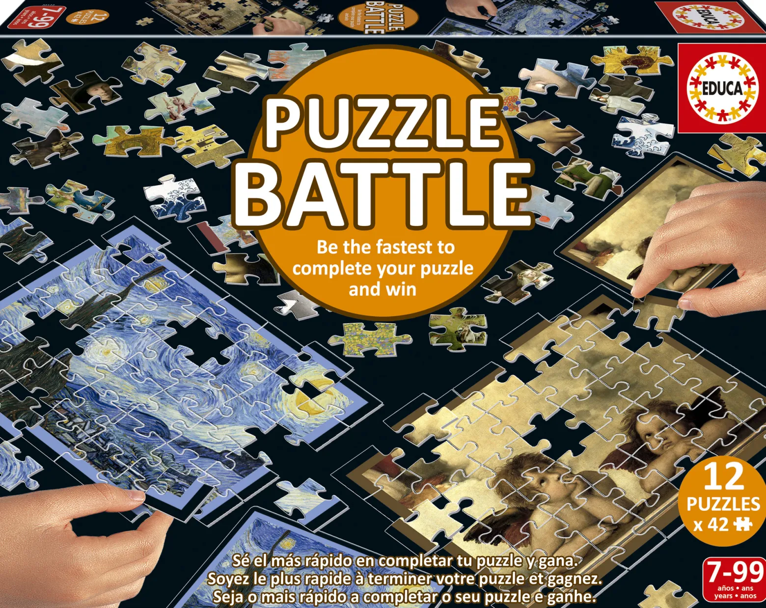 Puzzle 12 x 42 el. Sztuka