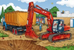 Puzzle 3 x 24 el. Uwaga! Roboty budowlane