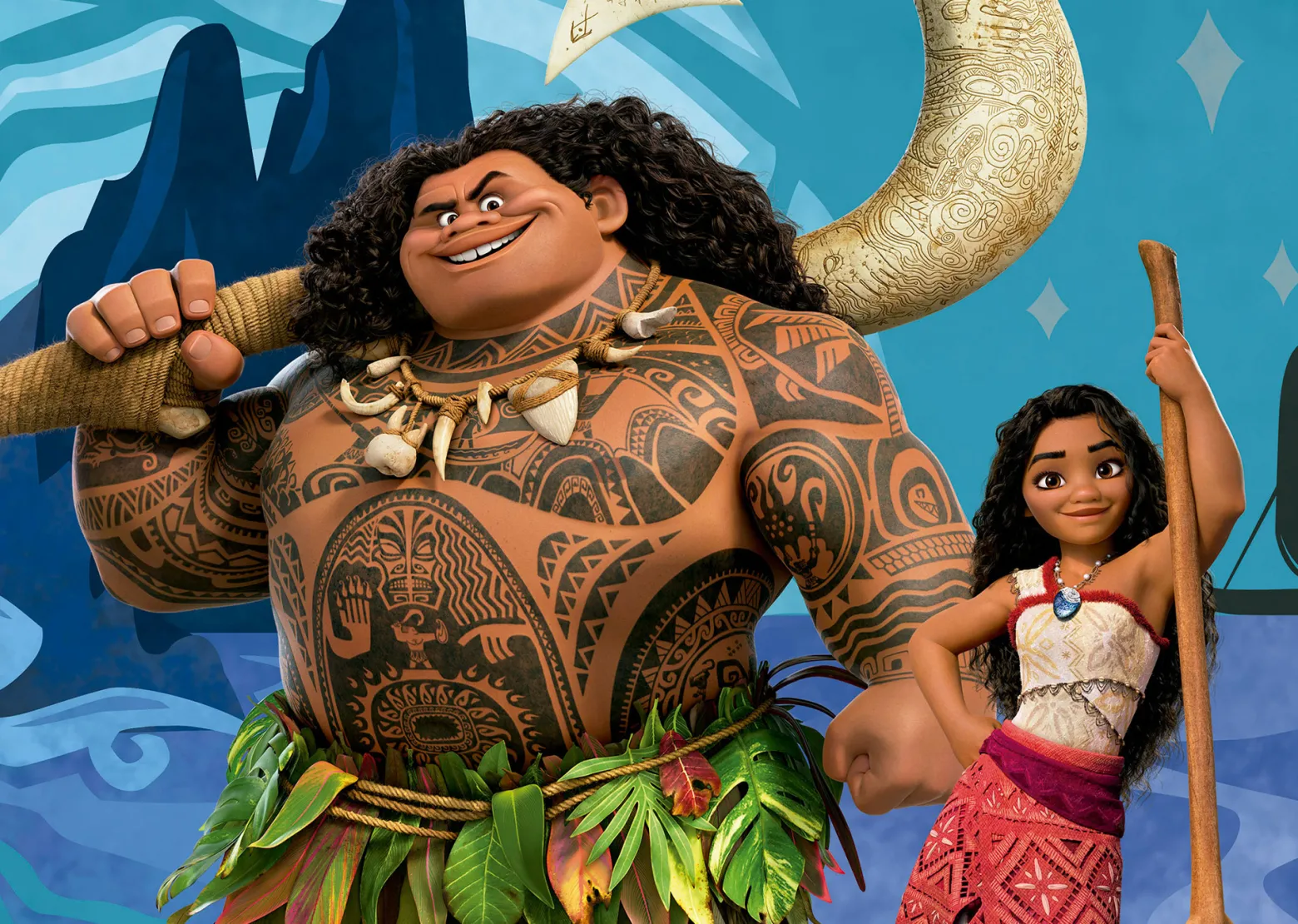 Puzzle 2 x 48 el. Vaiana 2