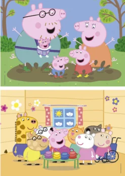 Puzzle 2 x 48 el. Świnka Peppa