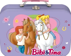 Puzzle 2 x 100 el. + 2 x 150 el. W WALIZCE - Bibi & Tina