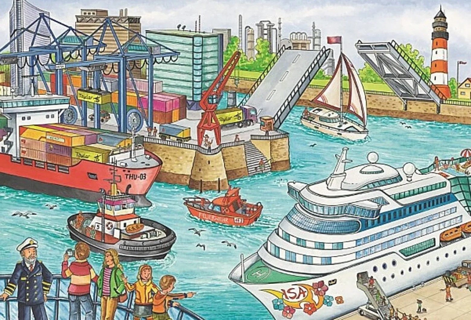 Puzzle 2 x 26 el. + 2 x 48 el. W WALIZCE - Transport