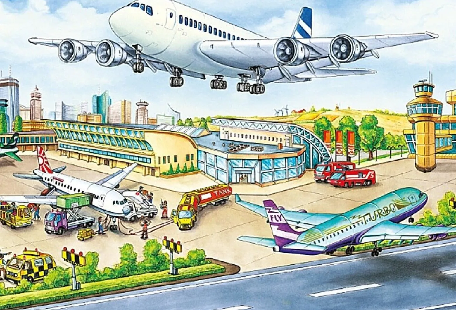 Puzzle 2 x 26 el. + 2 x 48 el. W WALIZCE - Transport