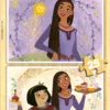 Puzzle 2 x 25 el. Życzenie (drewniane)