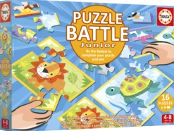 Puzzle 16 x 9 el. Zwierzęta