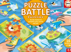 Puzzle 16 x 9 el. Zwierzęta