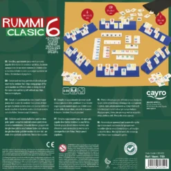 Rummy Classic (wersja dla 6 graczy) w metalowej puszce (759)