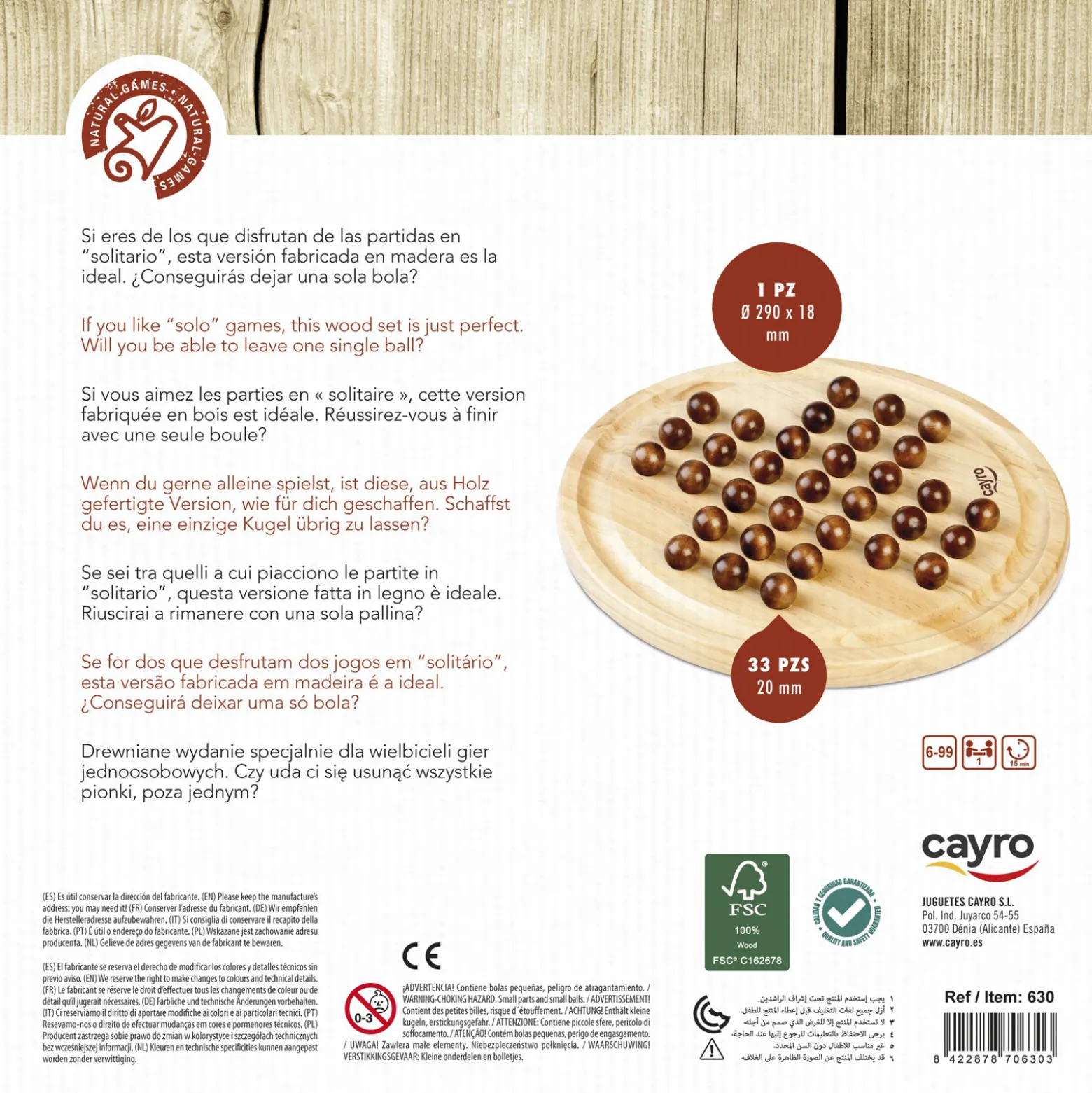 Samotnik (drewniany) (630)