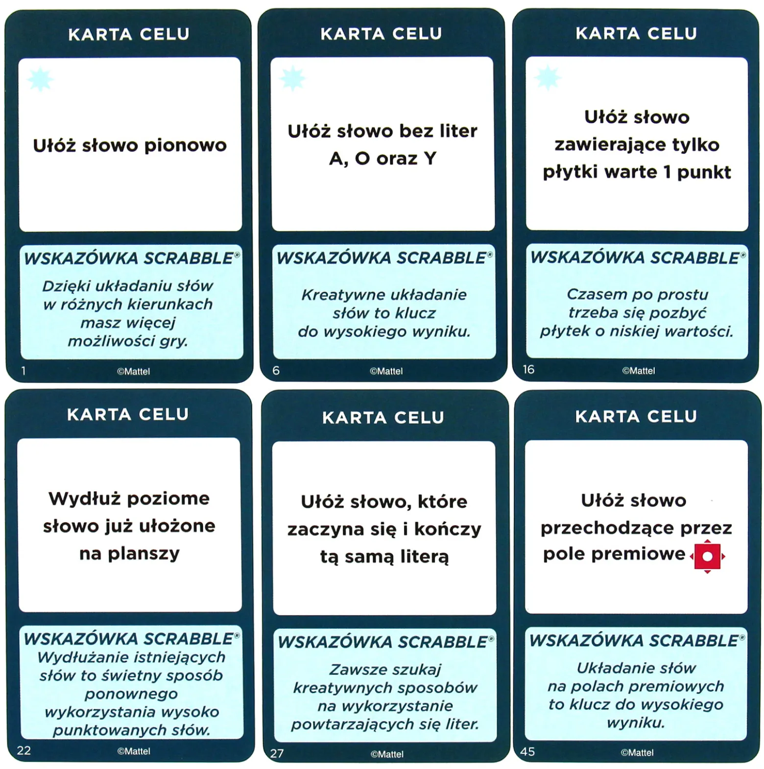 Scrabble klasyczne + Scrabble drużynowe