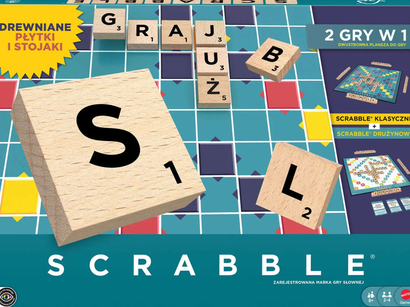 Scrabble klasyczne + Scrabble drużynowe