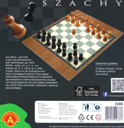 Szachy drewniane