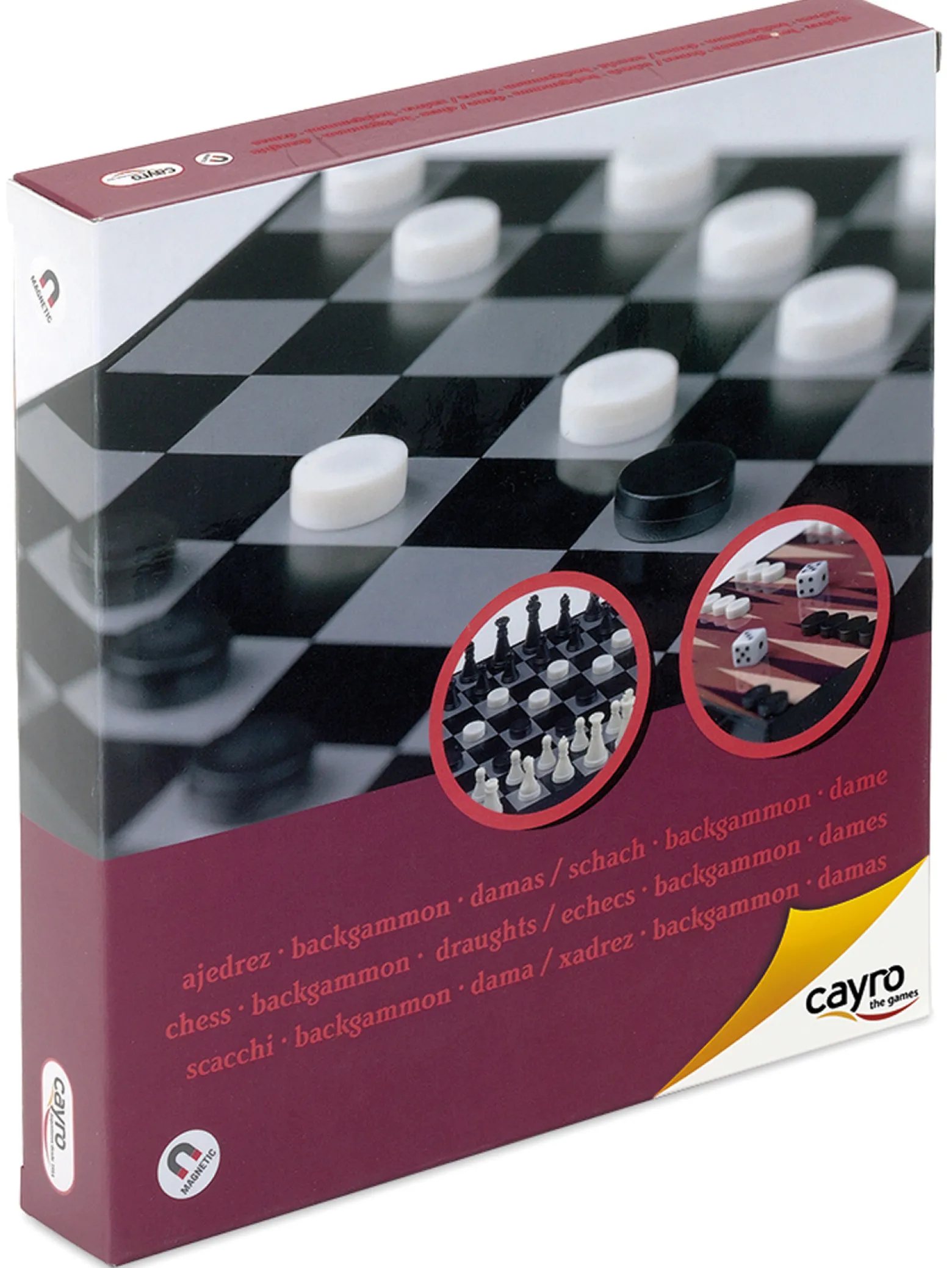 Szachy / Warcaby / Backgammon (wersja magnetyczna) (440)