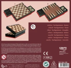Szachy / Warcaby / Backgammon (wersja magnetyczna) (446)