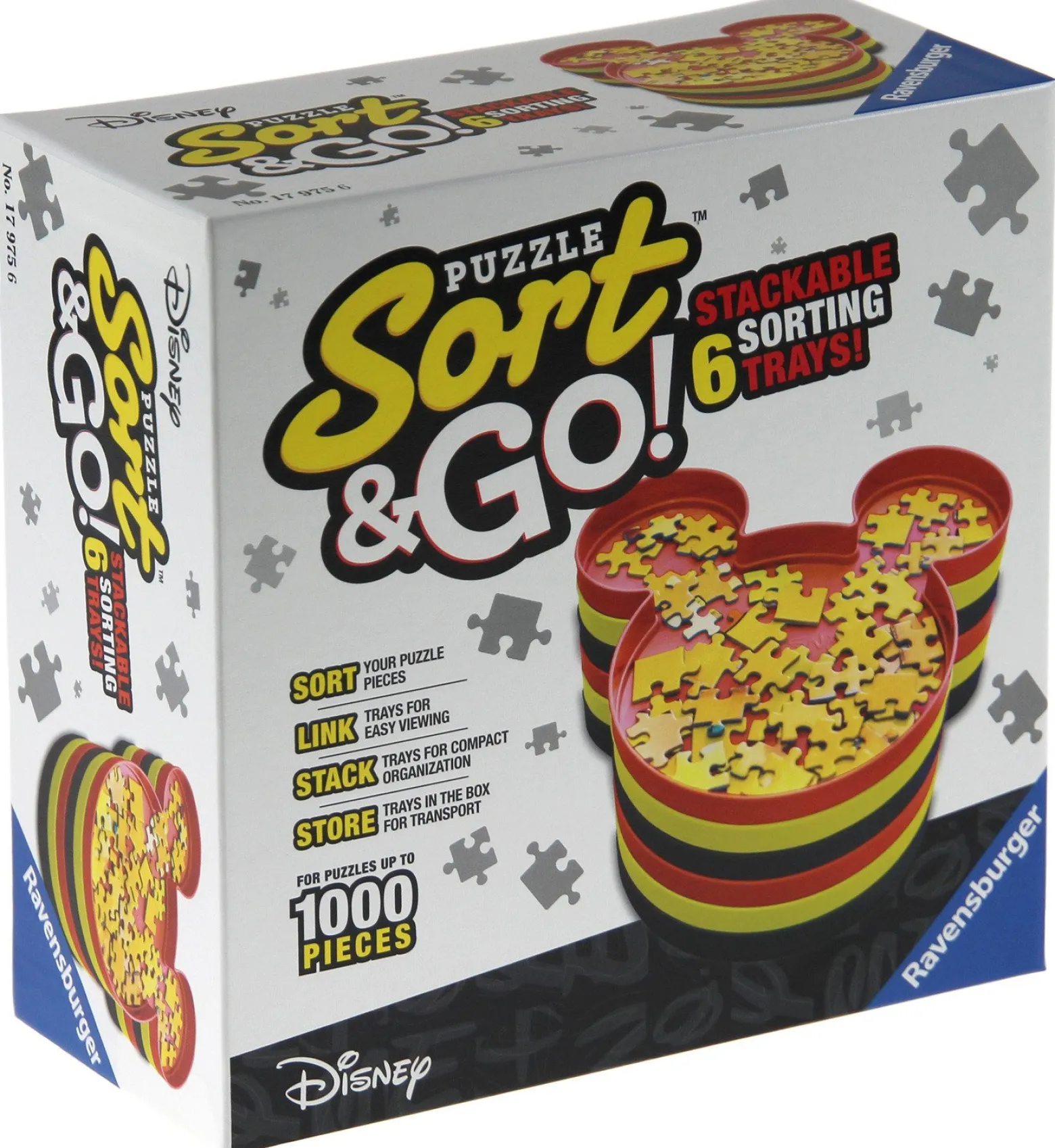 Tacki do sortowania puzzli (sorter) Disney - 6 szt.