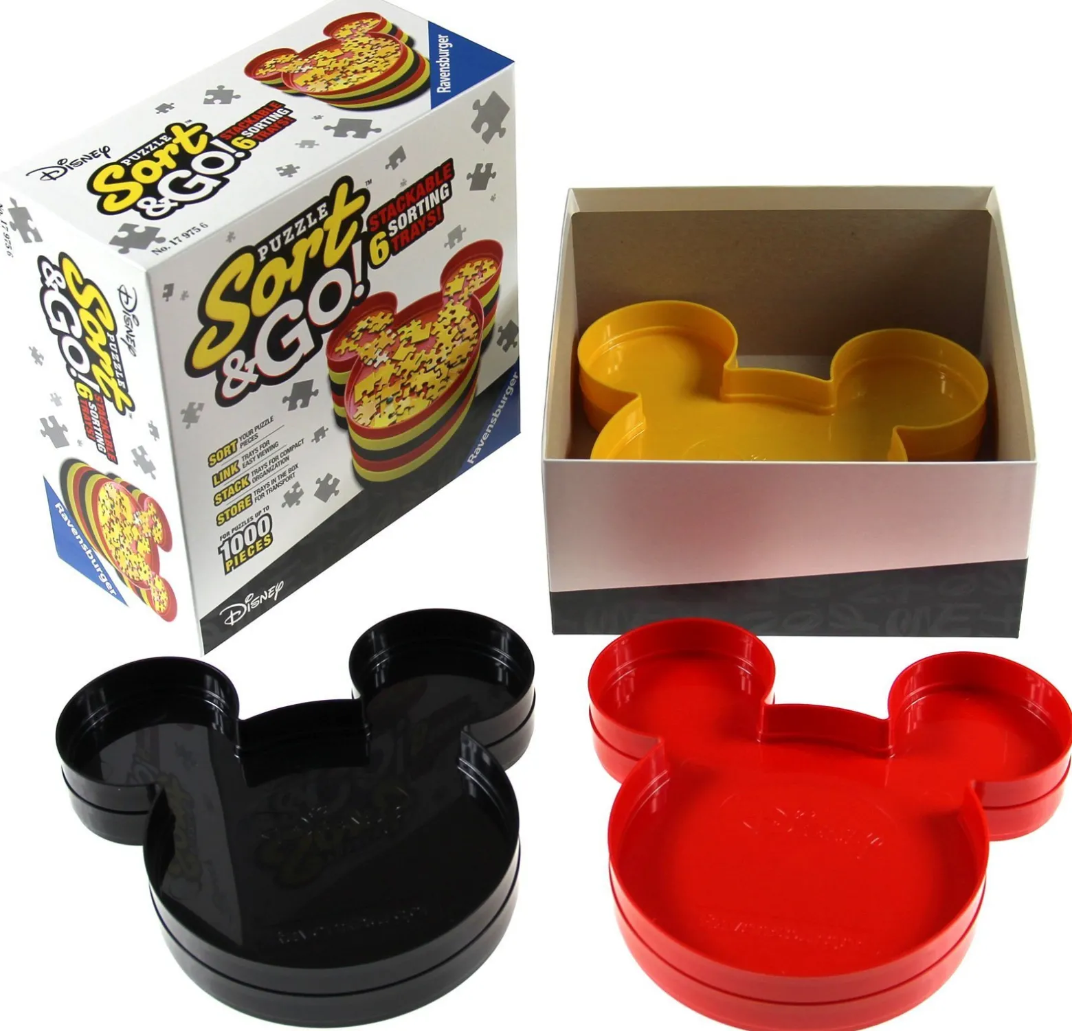 Tacki do sortowania puzzli (sorter) Disney - 6 szt.