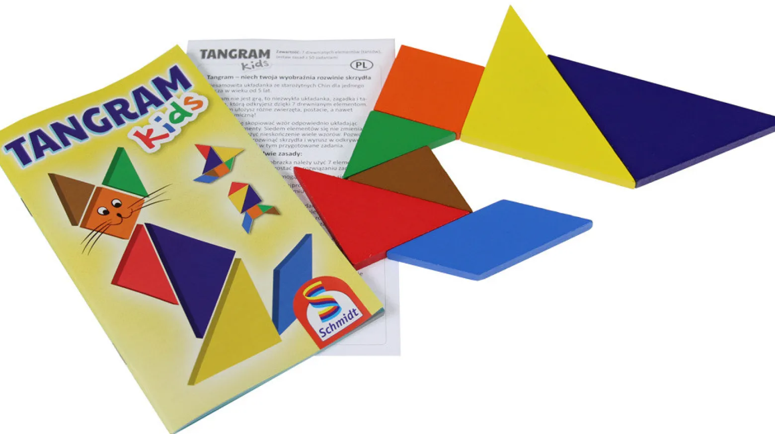 Tangram dla dzieci (w metalowej puszce)