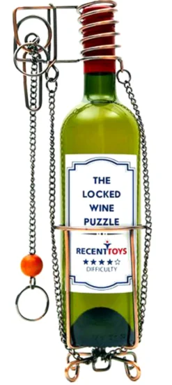 The Locked Wine Puzzle (Wyciągnij butelkę) - łamigłówka Recent Toys - poziom 4/5