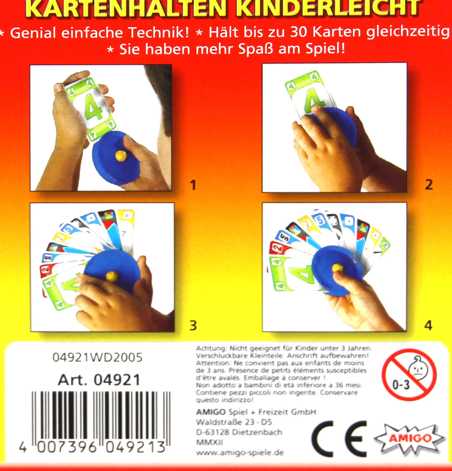 Trzymacz do kart (niebieski)