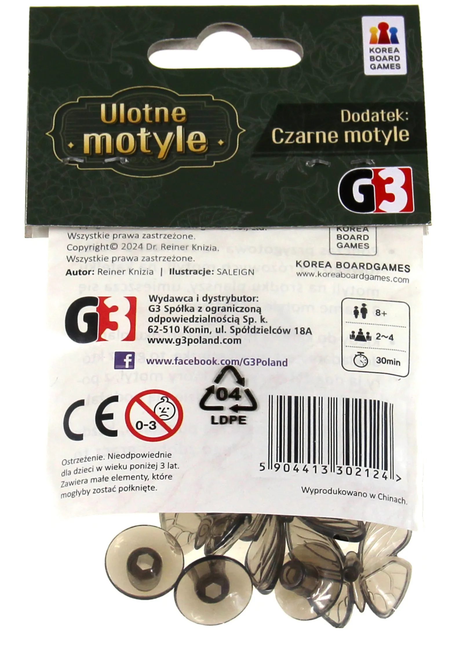 Ulotne motyle: dodatek Czarne motyle