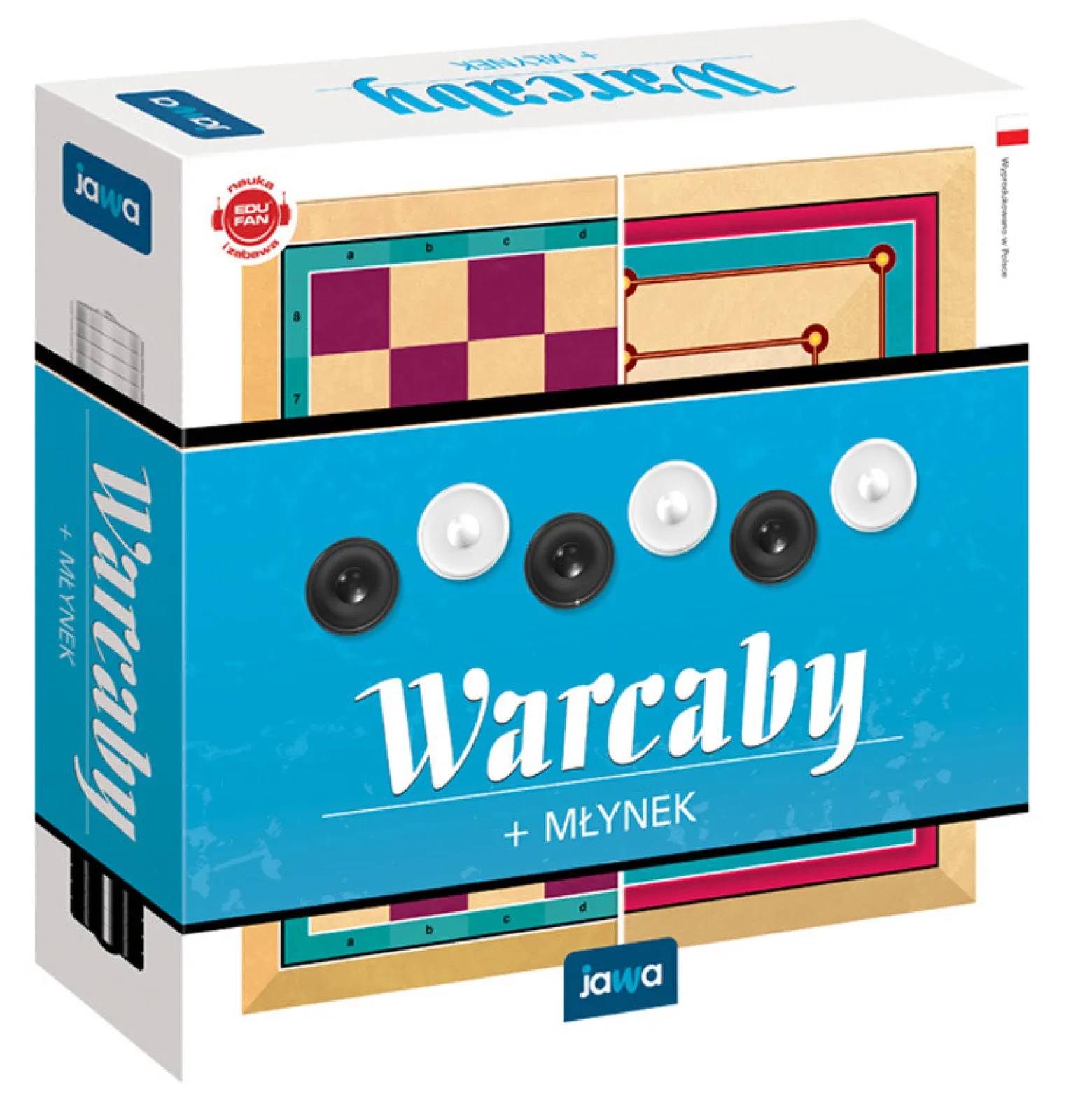 Warcaby + Młynek (Jawa)