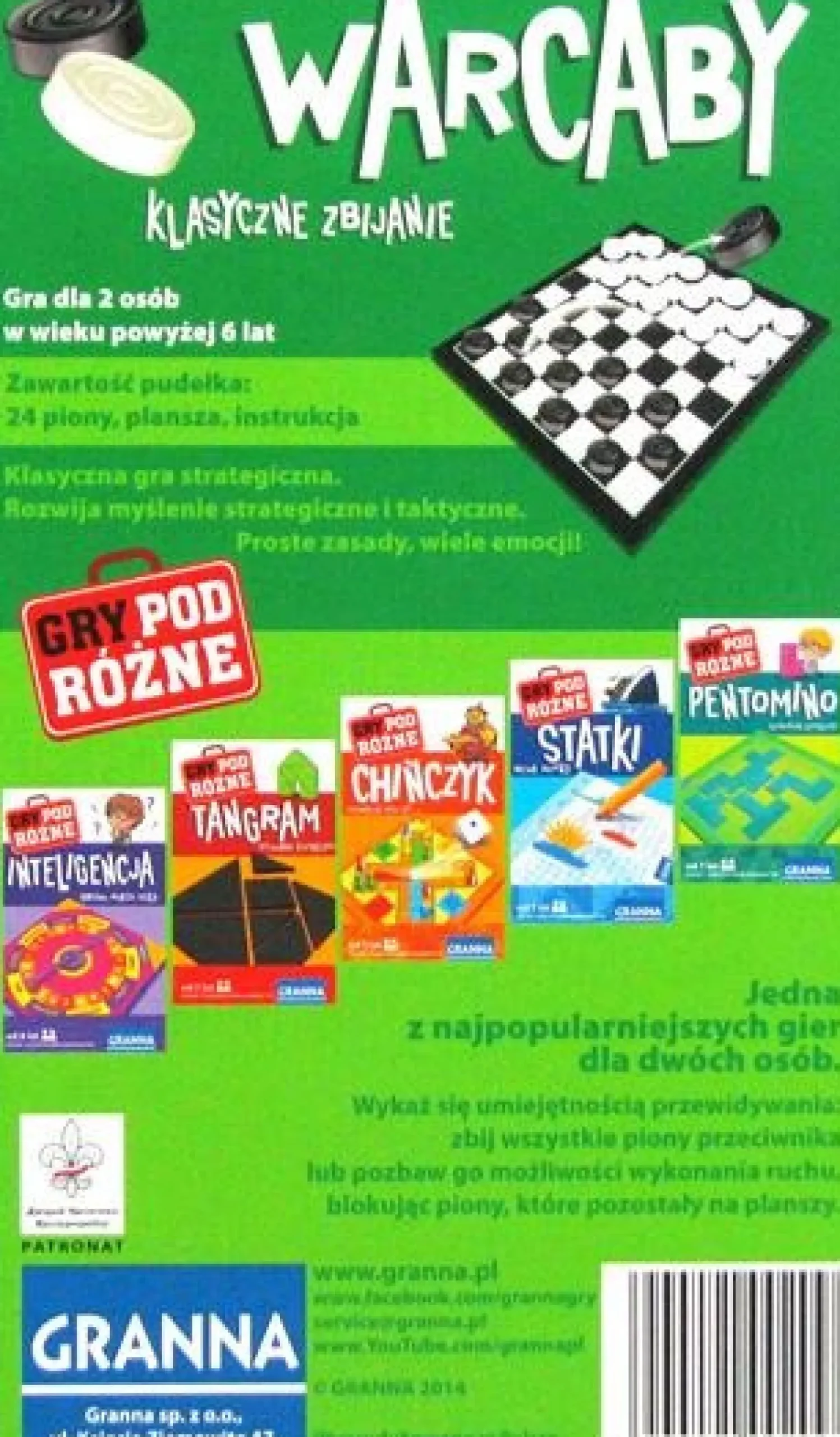 Warcaby (wersja podróżna)