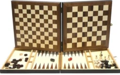 Zestaw Szachy / Backgammon / Warcaby (HG - 670000)